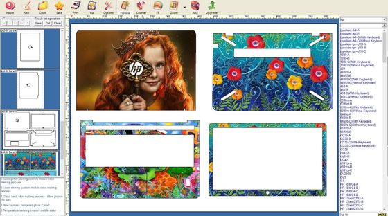 लैपटॉप स्किन बनाने की मशीन मीडिया विज्ञापन और व्यक्तिगत डाई परियोजनाओं के लिए आदर्श लैपटॉप स्किन प्रोटेक्टर बनाने की क्षमता प्रदान करता है