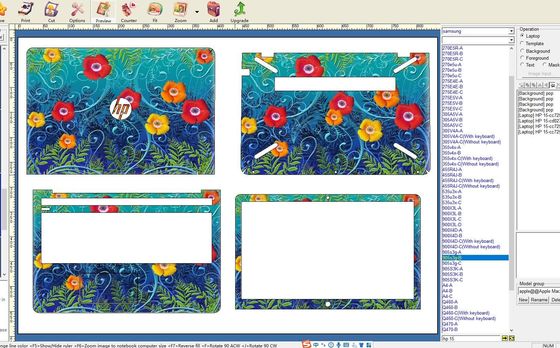 लैपटॉप स्किन बनाने की मशीन व्यक्तिगत DIY और पेशेवर के लिए डिज़ाइन की गई है, जिसमें व्यापक सामग्री पैकेज और सॉफ्टवेयर सपोर्ट शामिल है