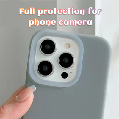 Iphone 14 / 14PRO / 14 PRO MAX / 13 / 13PRO के लिए मोबाइल शॉकप्रूफ सेल फोन बैक कवर जेली लिक्विड सिलिकॉन केस