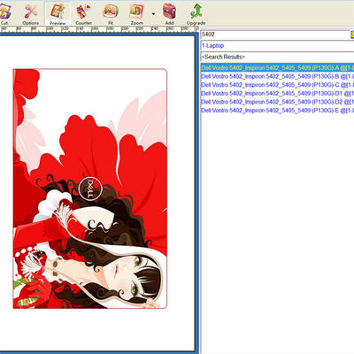 लैपटॉप स्किन बनाने की मशीन लैपटॉप टेम्पलेट्स के साथ और कोई कटिंग लिमिट नहीं, क्रिएटिव लैपटॉप स्किन डिज़ाइन का समर्थन करती है
