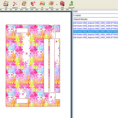 लैपटॉप स्किन बनाने की मशीन लैपटॉप टेम्पलेट्स के साथ और कोई कटिंग लिमिट नहीं, क्रिएटिव लैपटॉप स्किन डिज़ाइन का समर्थन करती है
